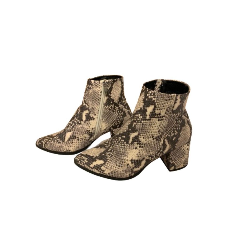 Madden Girl Dafni Snakeskin Ankle Boot